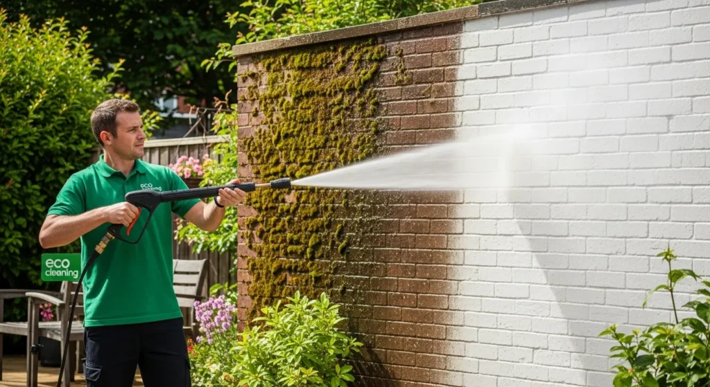 Pressure washing physics