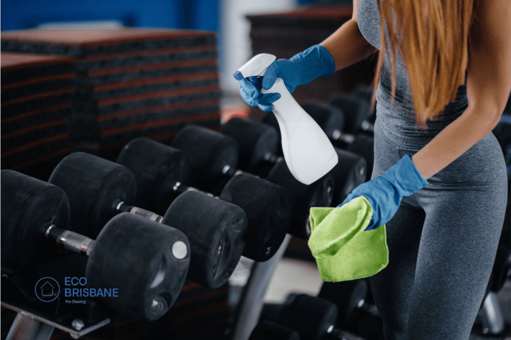 Fitness center deep cleaning