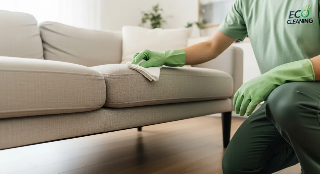Fabric couch maintenance