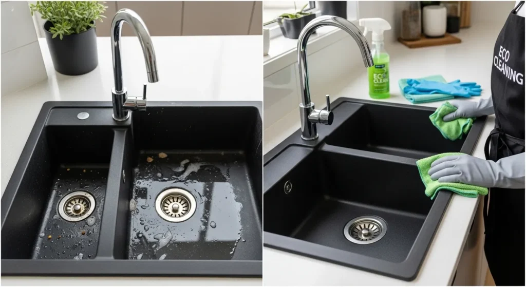Preventing sink scratches