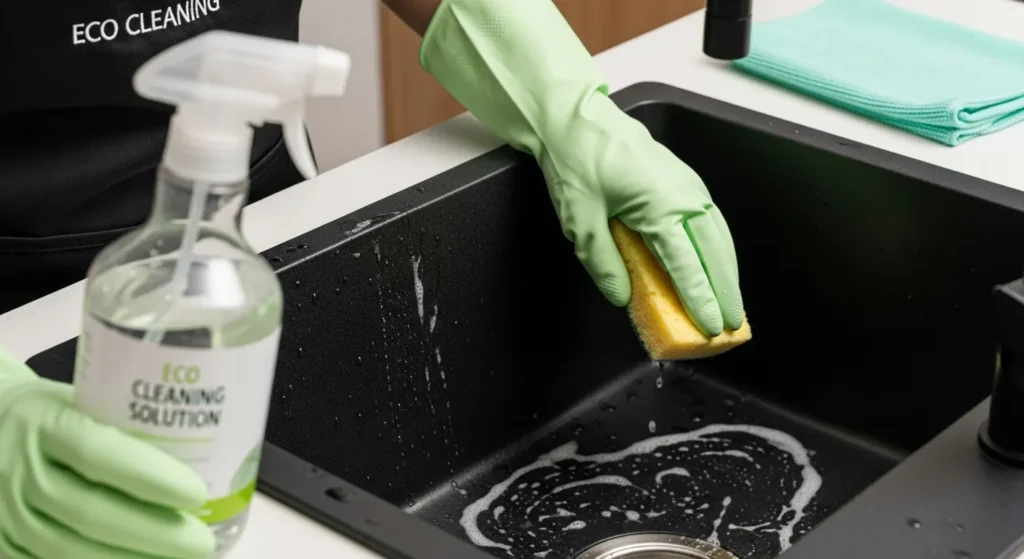 Stain removal for sinks