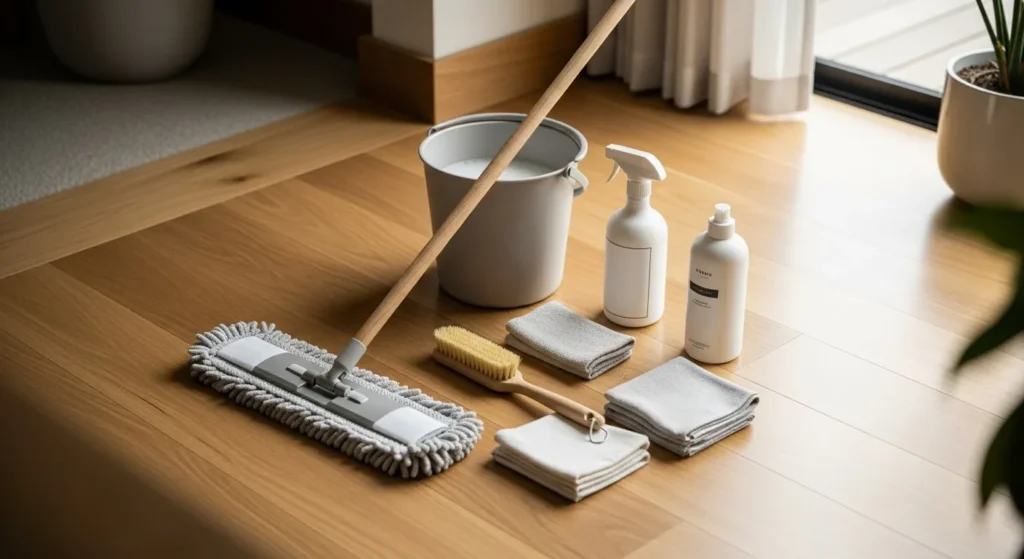 best way to mop hardwood floors