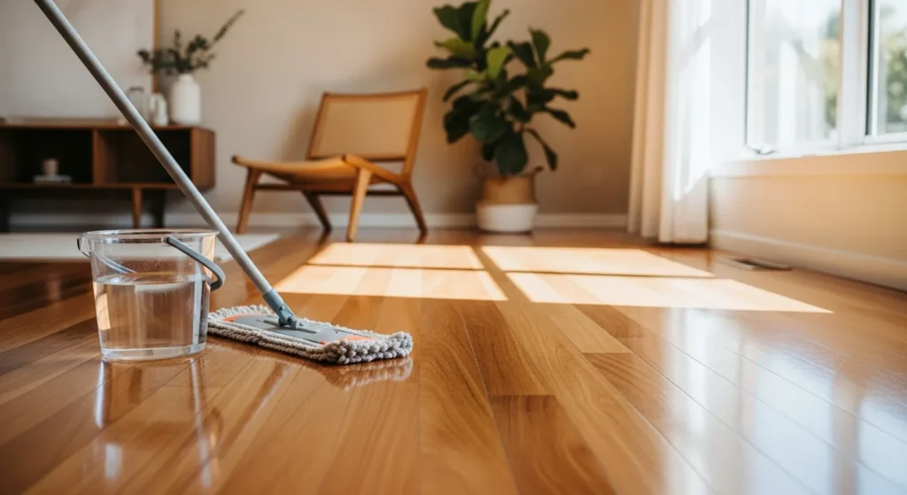 proper way to clean timber floors