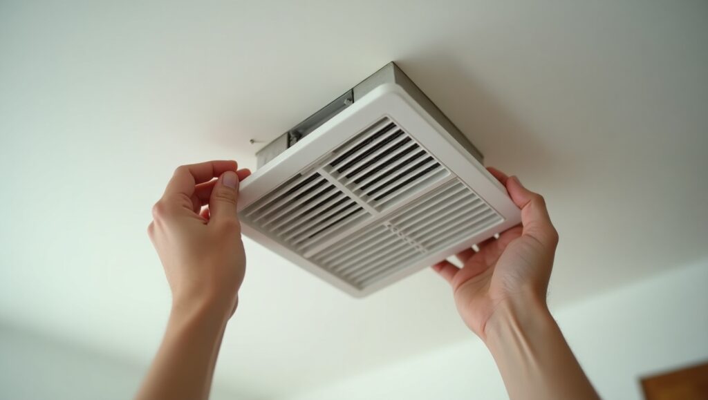 how to clean exhaust fan