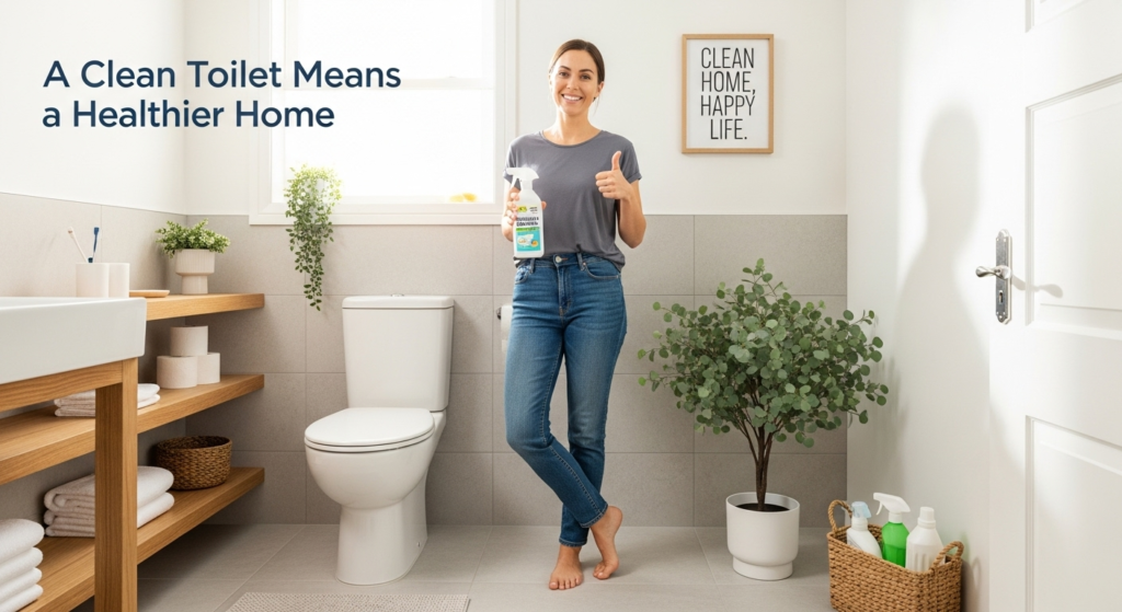 how to clean limescale from a toilet