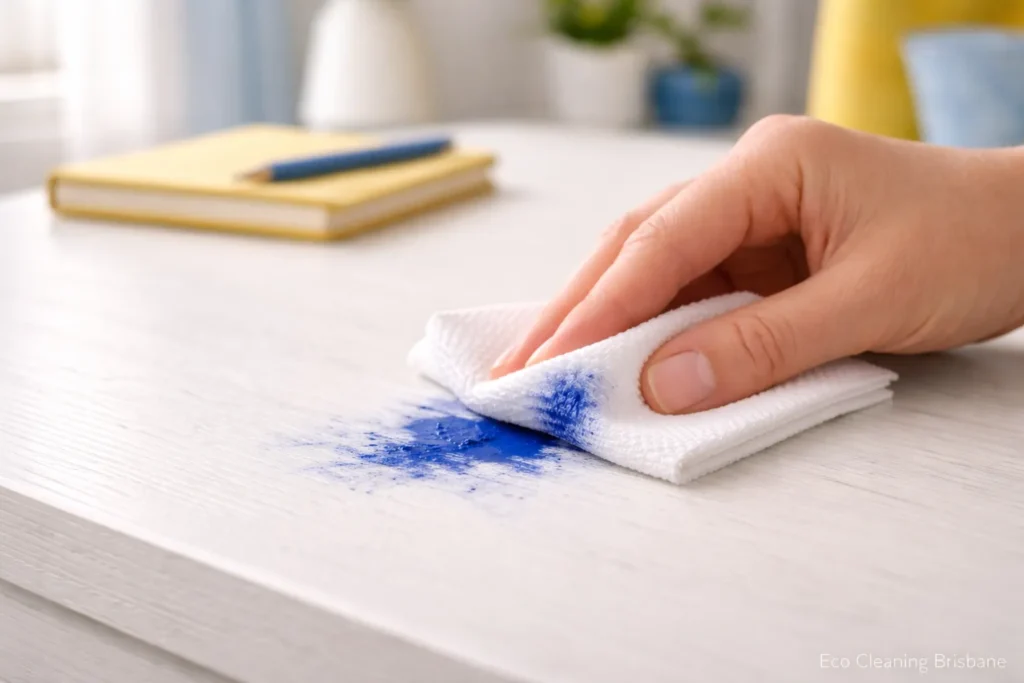 Blotting Ink With Paper Towel