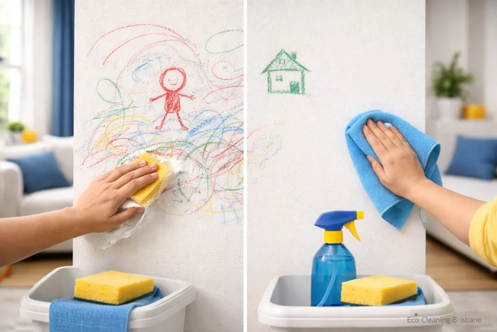 How to Remove Crayon Marks From Walls