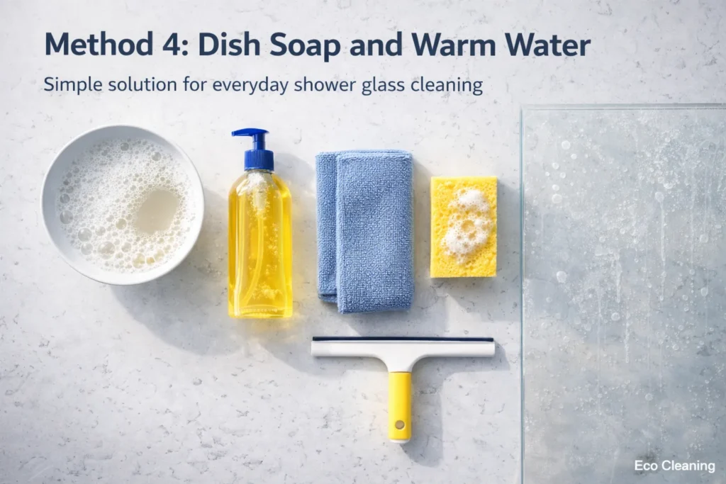best way to clean shower glass