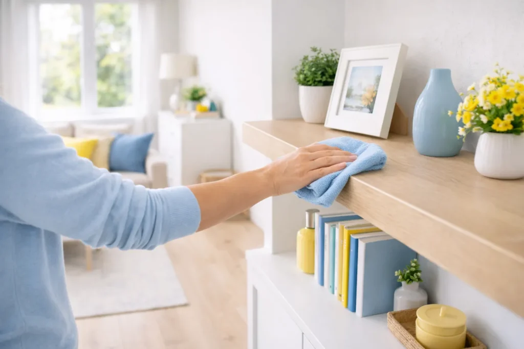 kitchen cleaning routine